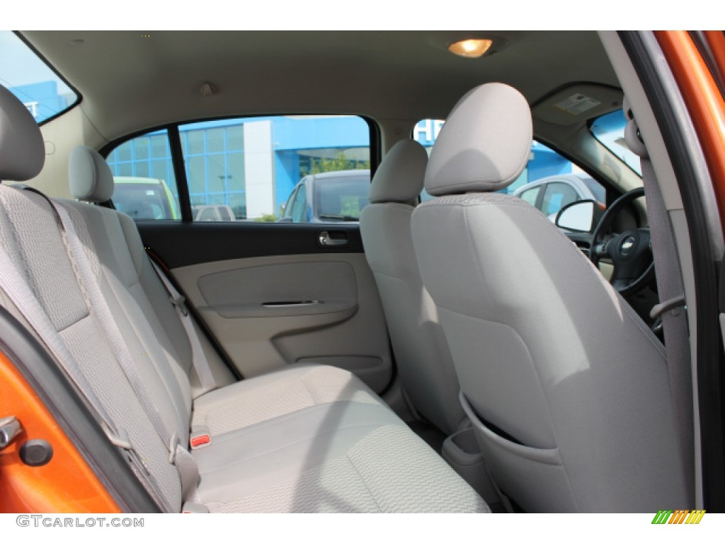 2007 Cobalt LT Sedan - Sunburst Orange Metallic / Gray photo #9