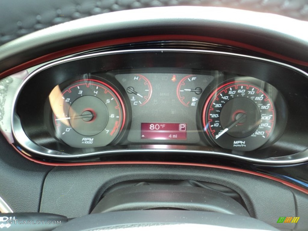 2015 Dodge Dart Blacktop Gauges Photo #96636722