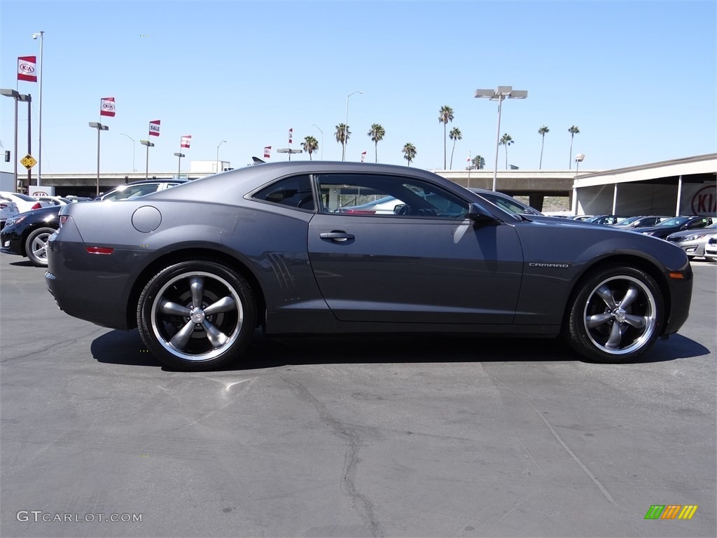 2010 Camaro LS Coupe - Cyber Gray Metallic / Black photo #2