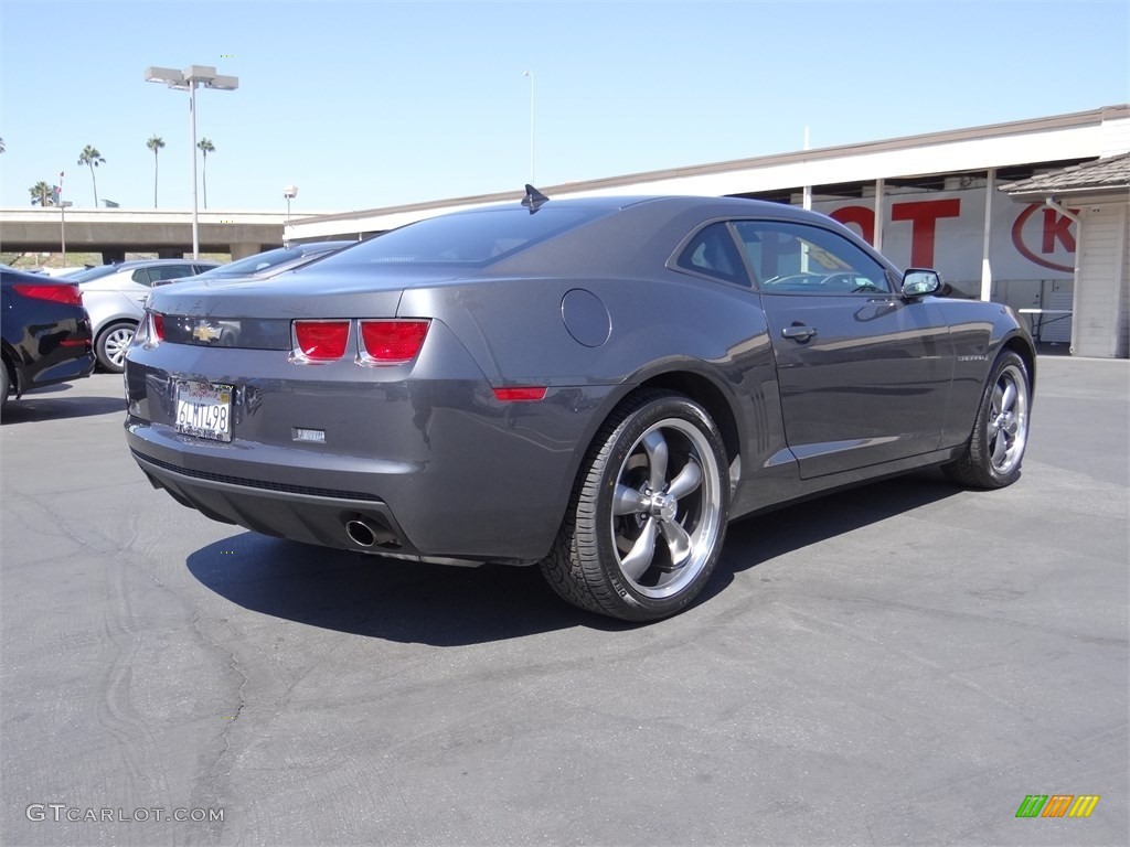 2010 Camaro LS Coupe - Cyber Gray Metallic / Black photo #3