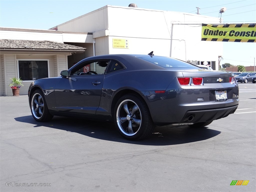 2010 Camaro LS Coupe - Cyber Gray Metallic / Black photo #4