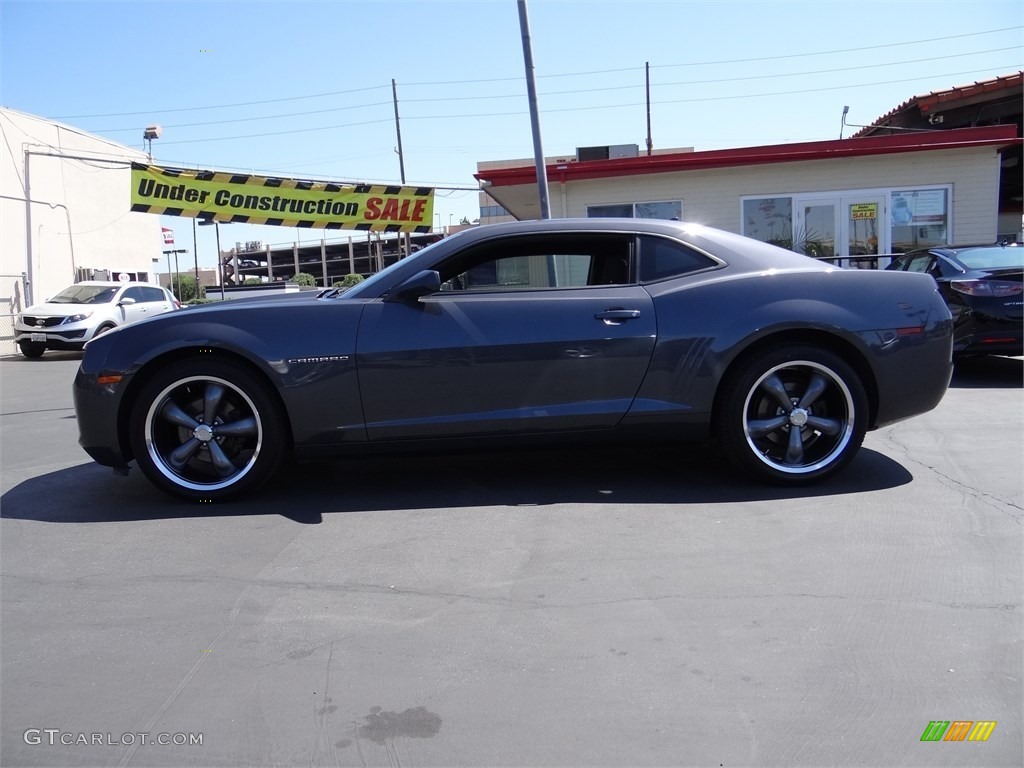 2010 Camaro LS Coupe - Cyber Gray Metallic / Black photo #5