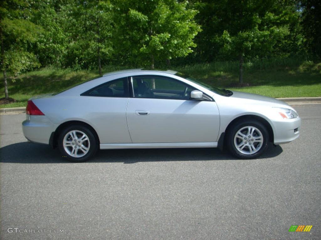 2006 Accord EX Coupe - Alabaster Silver Metallic / Gray photo #2