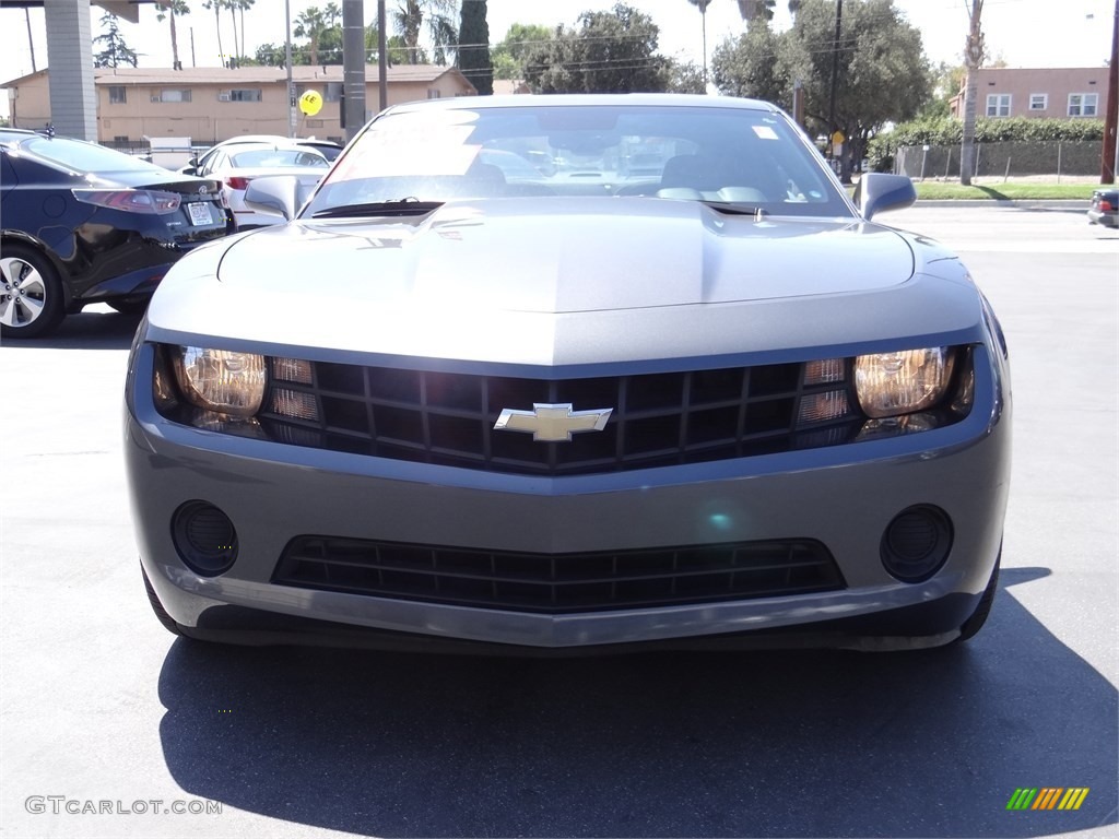 2010 Camaro LS Coupe - Cyber Gray Metallic / Black photo #7