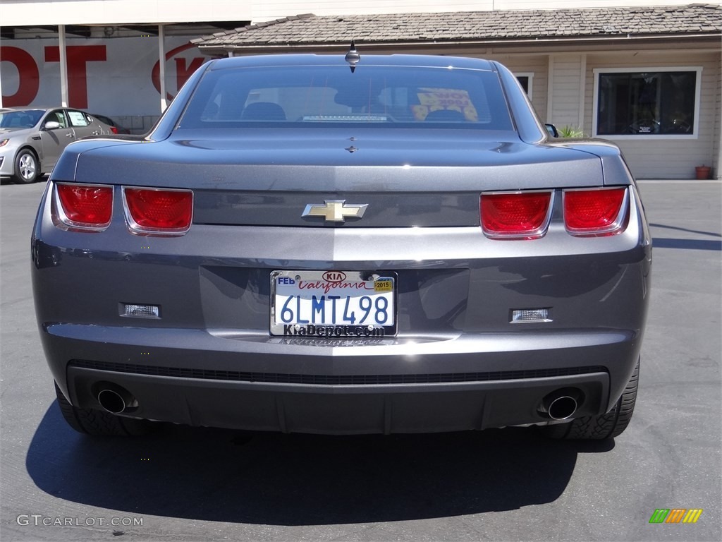 2010 Camaro LS Coupe - Cyber Gray Metallic / Black photo #8