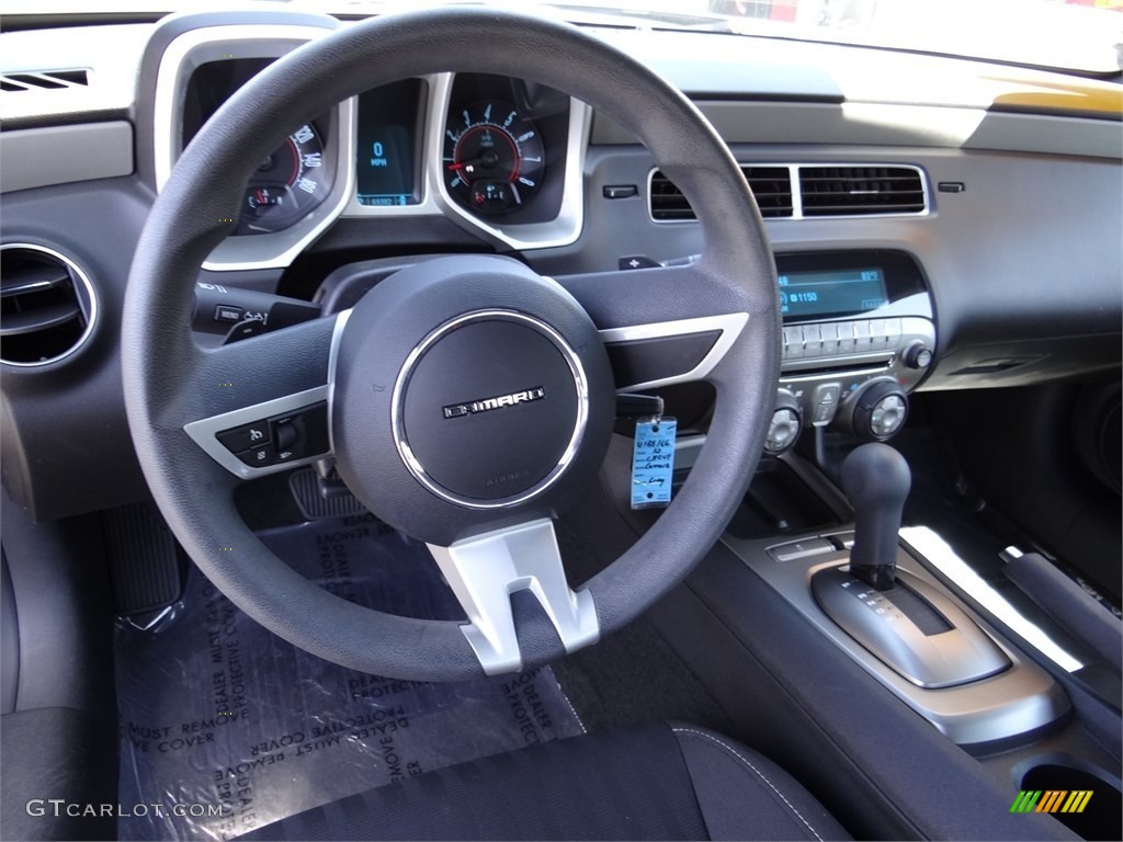 2010 Camaro LS Coupe - Cyber Gray Metallic / Black photo #12
