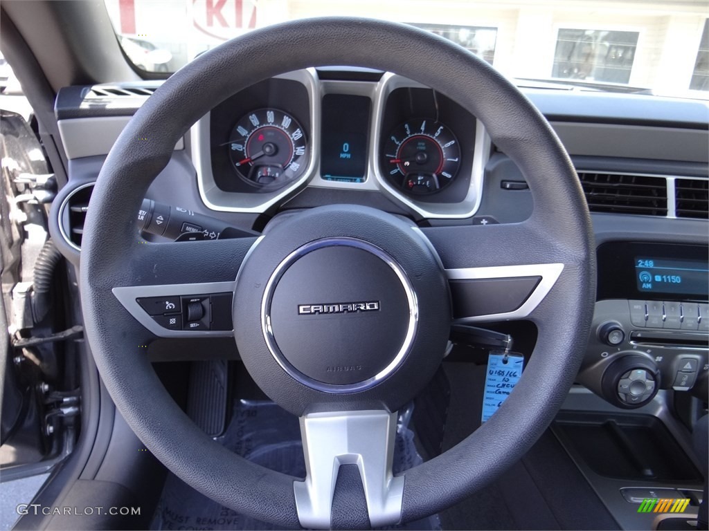 2010 Camaro LS Coupe - Cyber Gray Metallic / Black photo #18