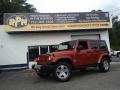 Sunburst Orange Pearl 2009 Jeep Wrangler Unlimited Sahara 4x4