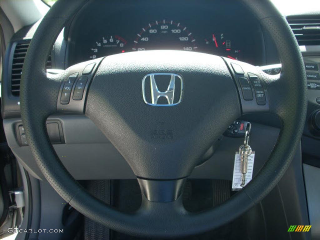 2006 Accord EX Coupe - Alabaster Silver Metallic / Gray photo #15