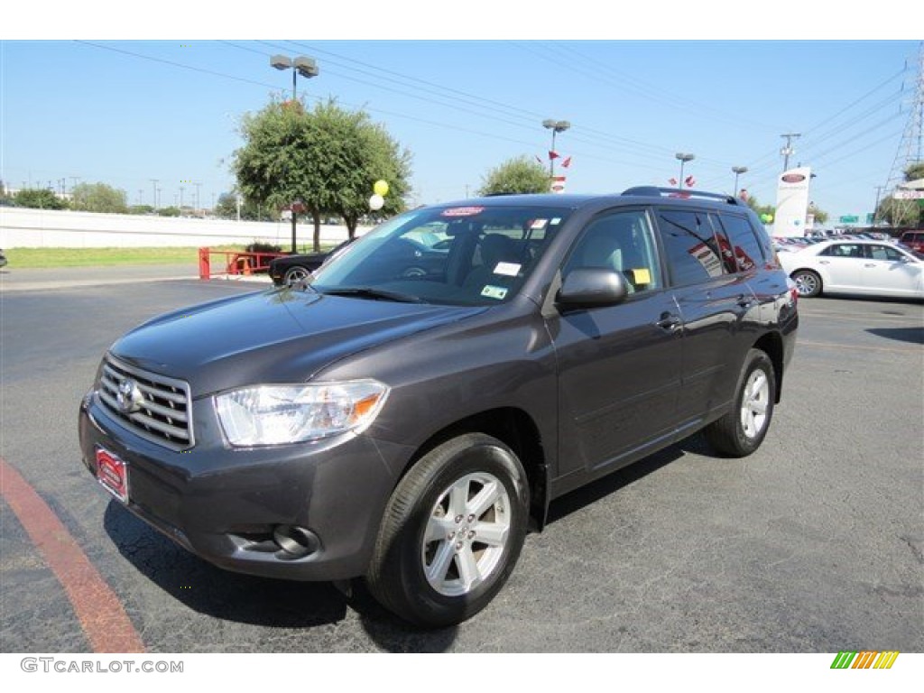 2010 Highlander V6 - Magnetic Gray Metallic / Sand Beige photo #3