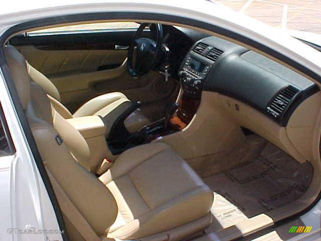 2006 Accord EX-L Coupe - Taffeta White / Ivory photo #10