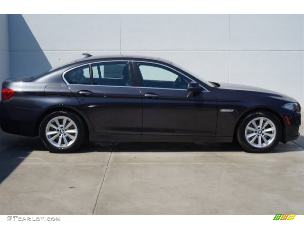 2015 5 Series 528i Sedan - Dark Graphite Metallic / Black photo #2