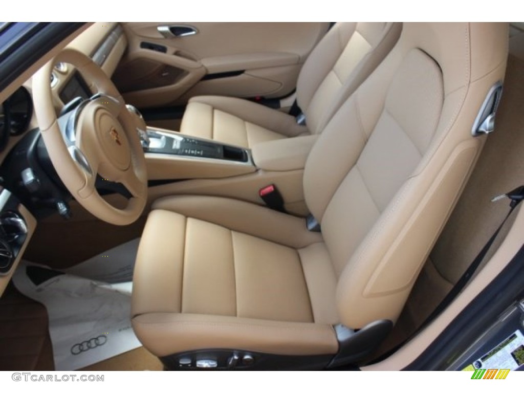 Luxor Beige Interior 2015 Porsche Cayman S Photo #96644849