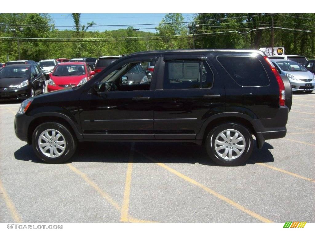 2006 CR-V EX 4WD - Nighthawk Black Pearl / Black photo #20