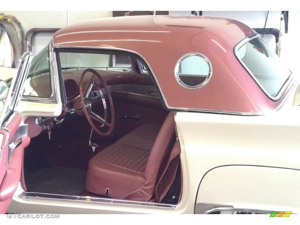 Bronze Interior 1957 Ford Thunderbird Convertible Photo #96646063