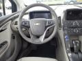2015 Chevrolet Volt Pebble Beige/Dark Accents Interior Steering Wheel Photo