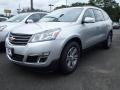 2015 Silver Ice Metallic Chevrolet Traverse LT AWD  photo #1