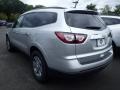 2015 Silver Ice Metallic Chevrolet Traverse LT AWD  photo #2