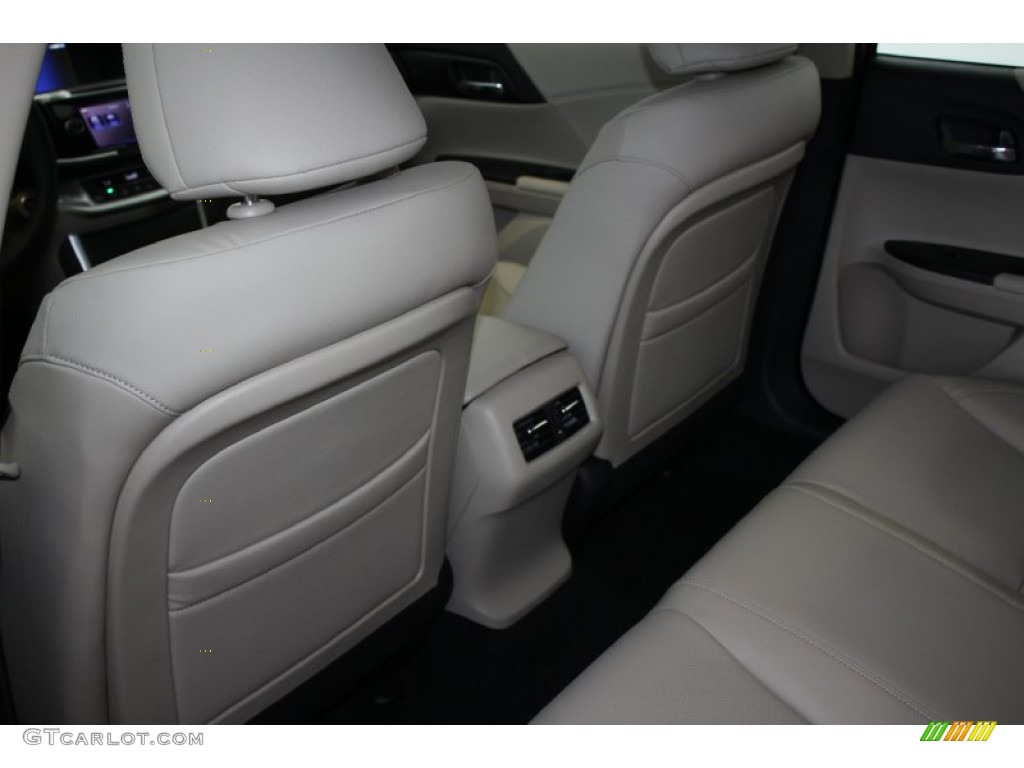 2014 Accord EX-L Sedan - Crystal Black Pearl / Ivory photo #24