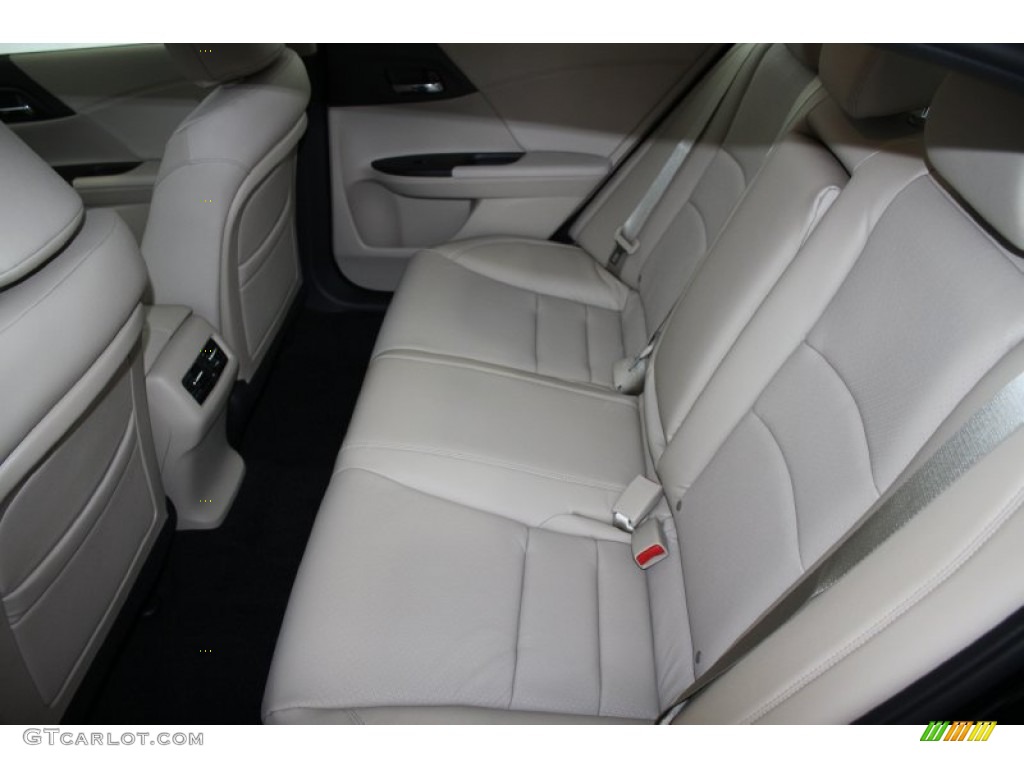 2014 Accord EX-L Sedan - Crystal Black Pearl / Ivory photo #25