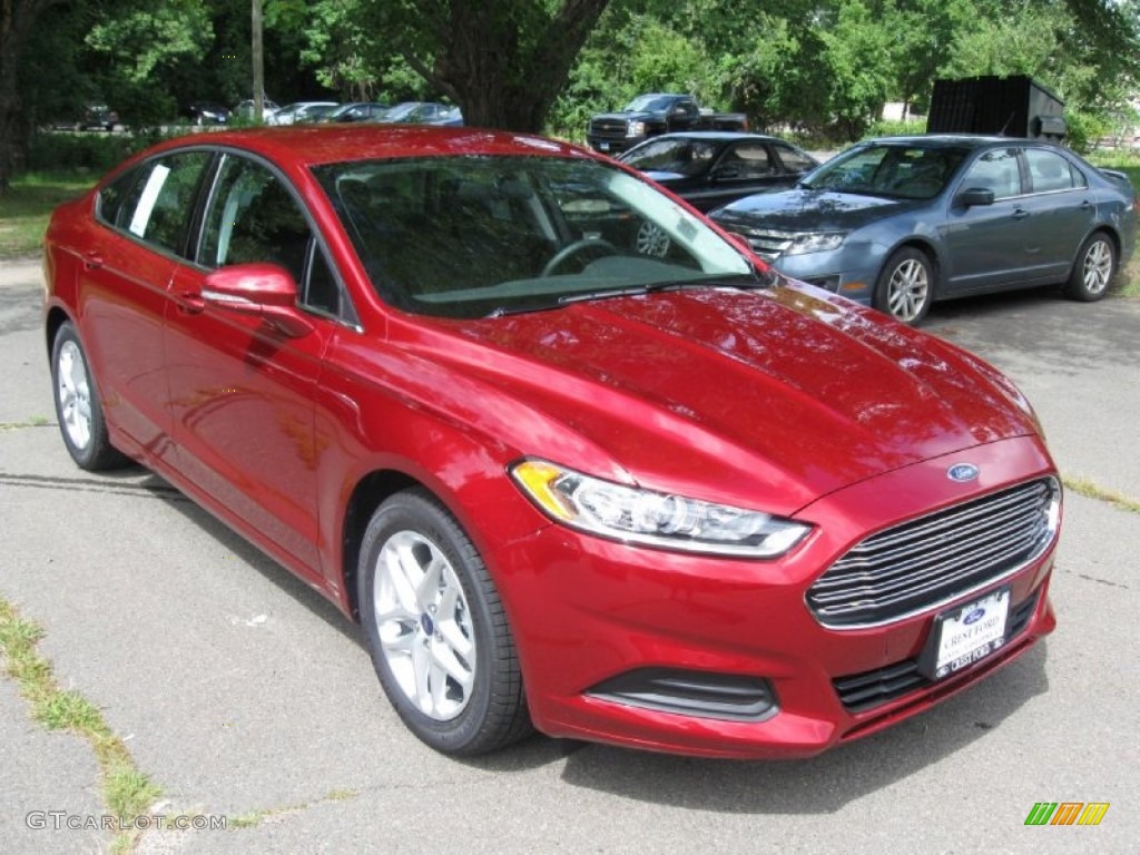 2015 Fusion SE - Ruby Red Metallic / Charcoal Black photo #1