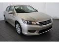 2014 Champagne Frost Pearl Honda Accord EX-L Sedan  photo #1