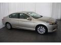 2014 Champagne Frost Pearl Honda Accord EX-L Sedan  photo #4