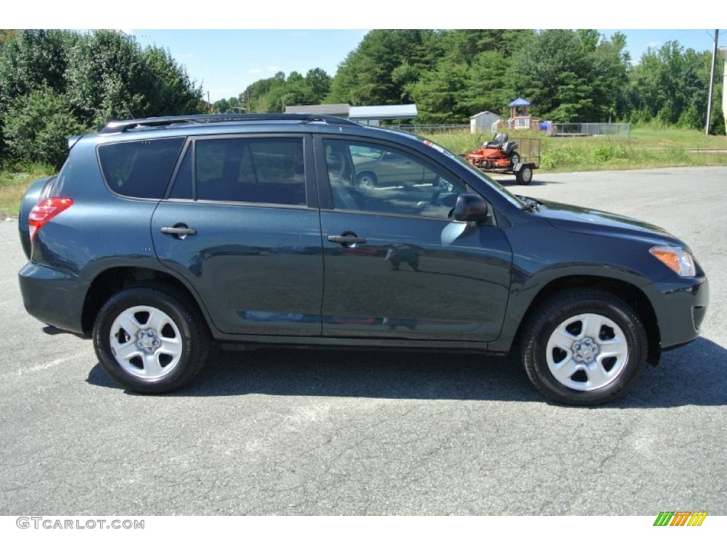 2010 RAV4 I4 - Black Forest Pearl / Sand Beige photo #6