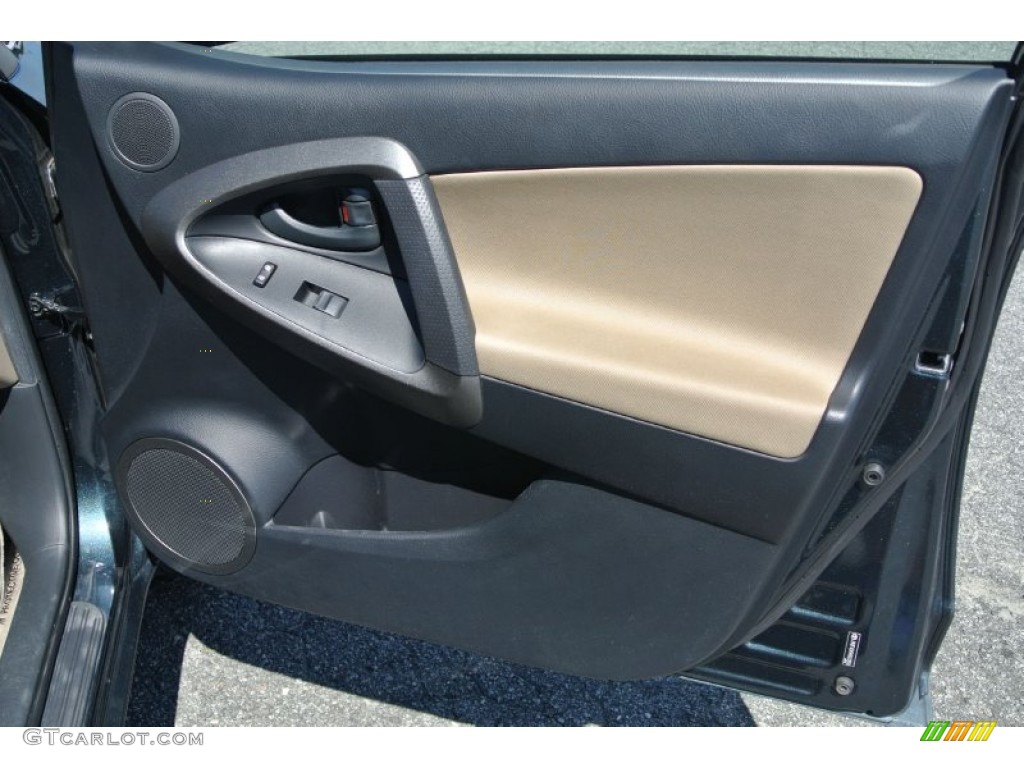 2010 RAV4 I4 - Black Forest Pearl / Sand Beige photo #19