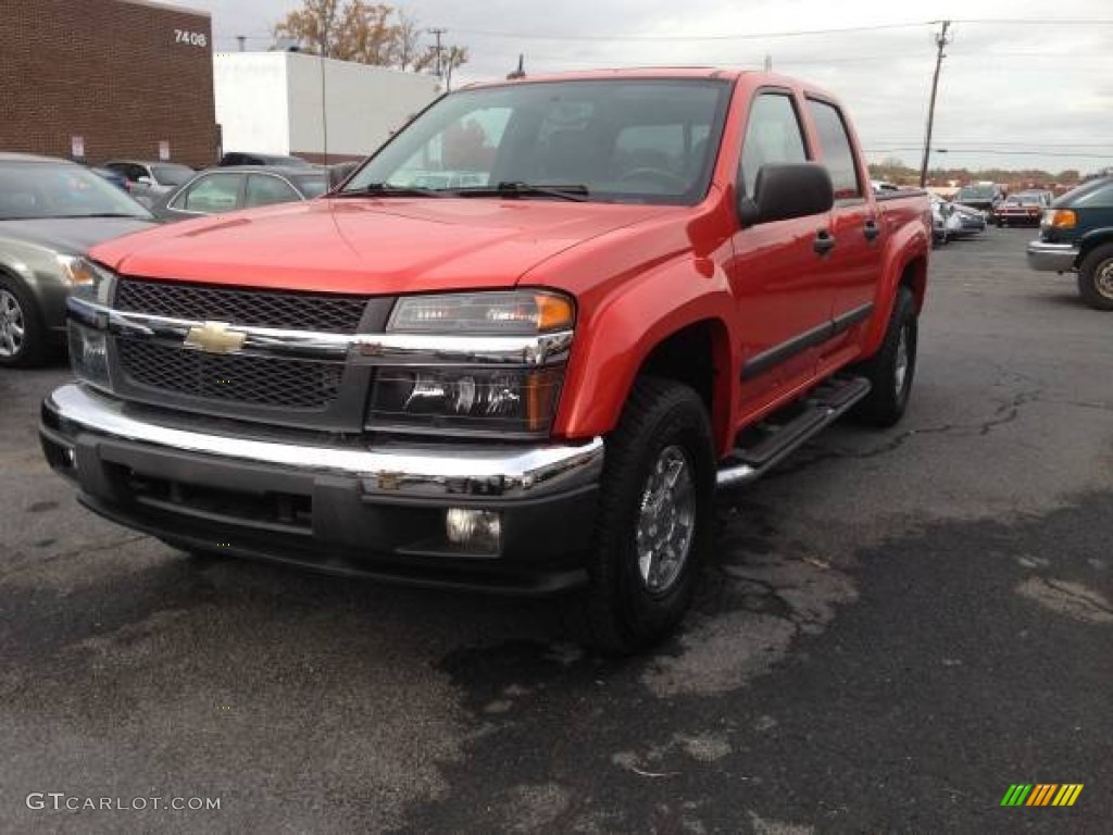 Inferno Orange Metallic Chevrolet Colorado