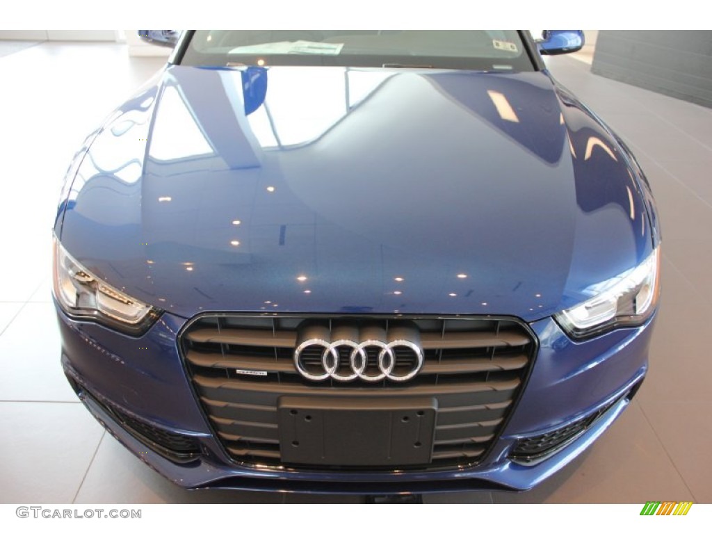 2015 A5 Premium Plus quattro Coupe - Scuba Blue Metallic / Black photo #2