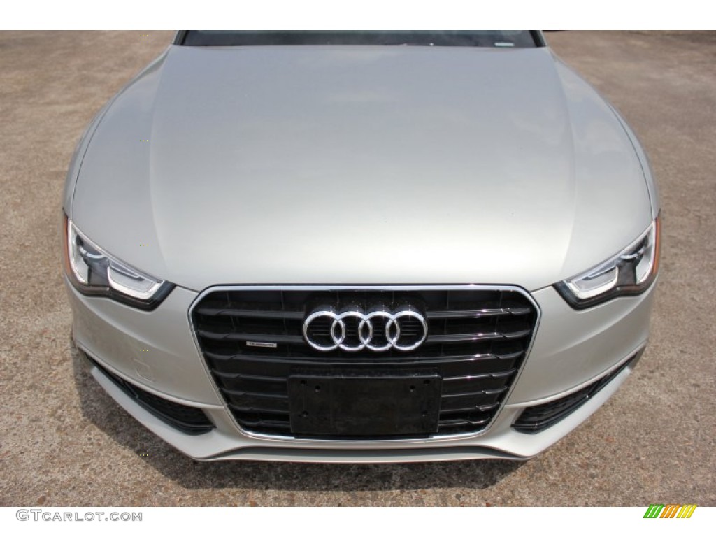 2015 A5 Premium Plus quattro Coupe - Cuvee Silver Metallic / Chestnut Brown photo #2