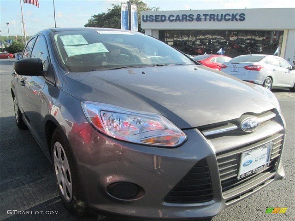 2014 Focus S Sedan - Sterling Gray / Charcoal Black photo #1