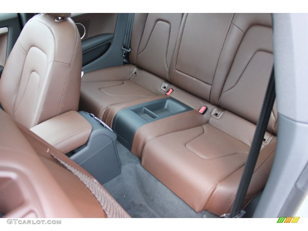 2015 A5 Premium Plus quattro Coupe - Cuvee Silver Metallic / Chestnut Brown photo #24