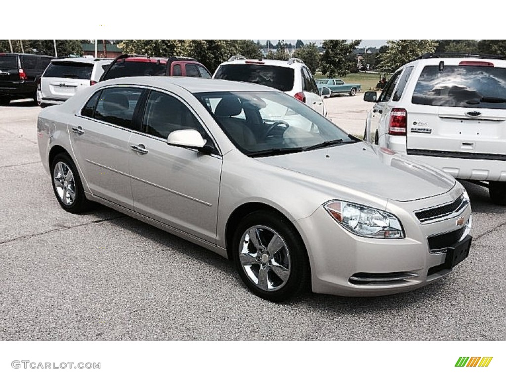 Gold Mist Metallic 2012 Chevrolet Malibu LT Exterior Photo #96653765