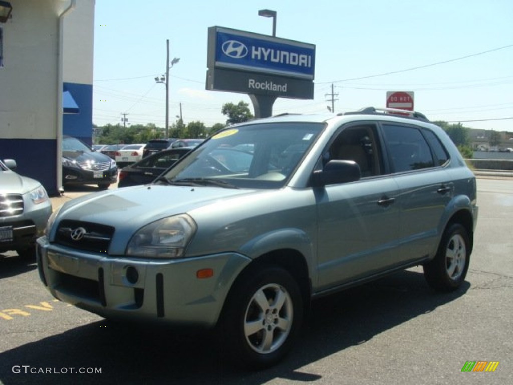 2007 Tucson GLS - Desert Sage Metallic / Beige photo #1