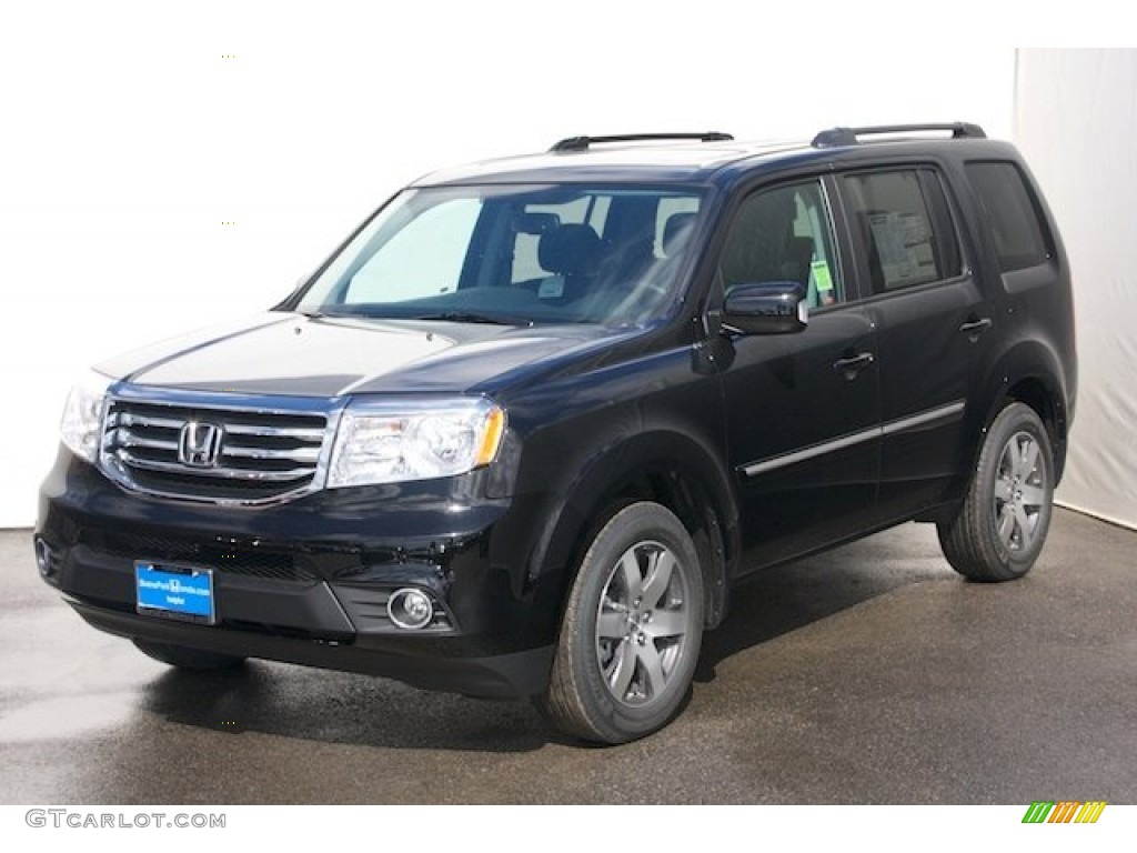 2015 Pilot Touring 4WD - Crystal Black Pearl / Black photo #3