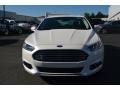 2015 White Platinum Metallic Ford Fusion Titanium  photo #4