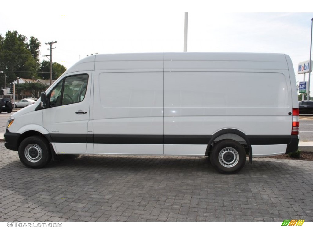 2014 Sprinter 2500 High Roof Cargo Van - Arctic White / Tunja Black photo #4