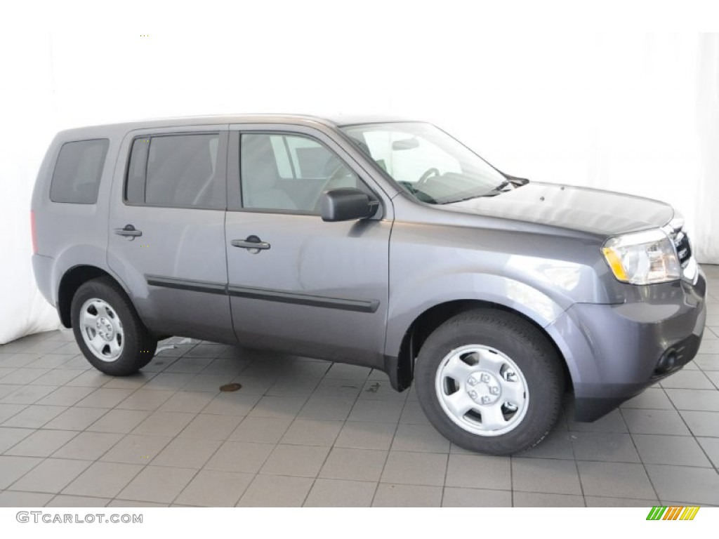2015 Pilot LX - Modern Steel Metallic / Gray photo #4