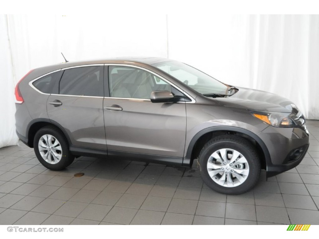 2014 CR-V EX - Urban Titanium Metallic / Beige photo #4