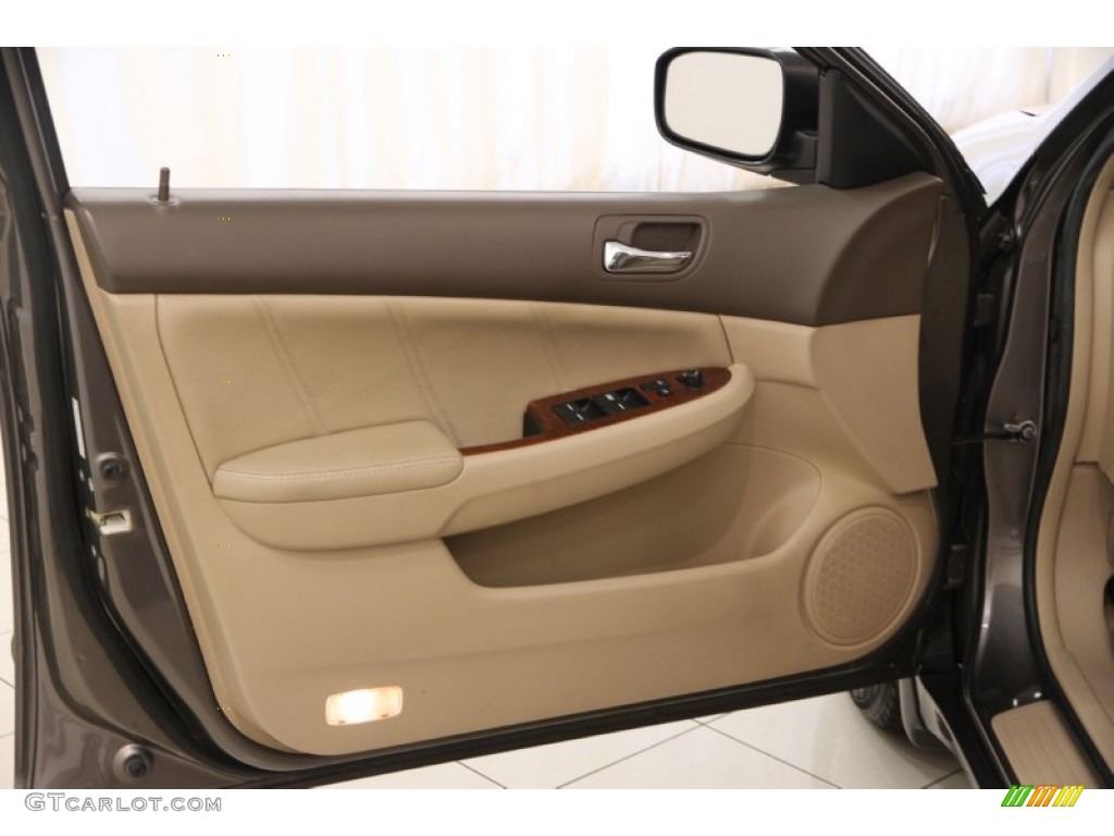 2006 Honda Accord EX-L Sedan Ivory Door Panel Photo #96656879