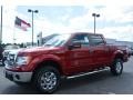 2014 Ruby Red Ford F150 XLT SuperCrew 4x4  photo #3