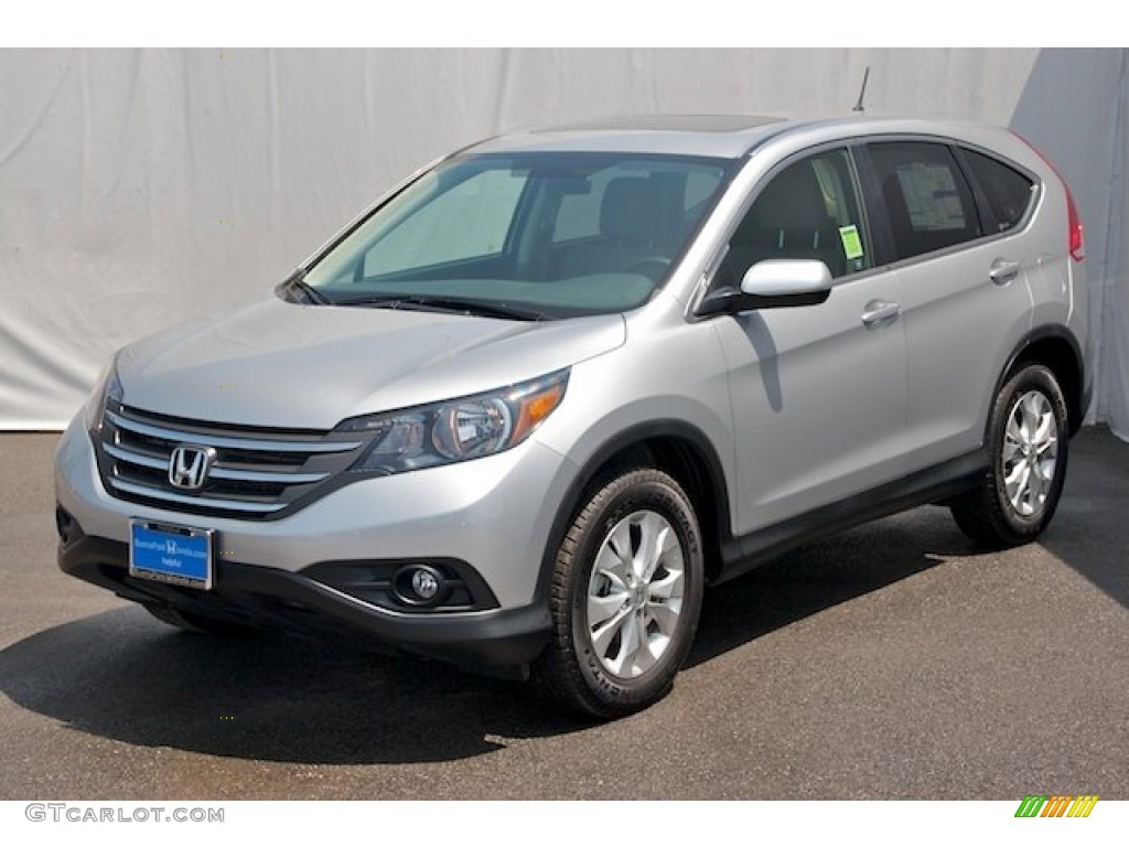 2014 CR-V EX - Alabaster Silver Metallic / Gray photo #3