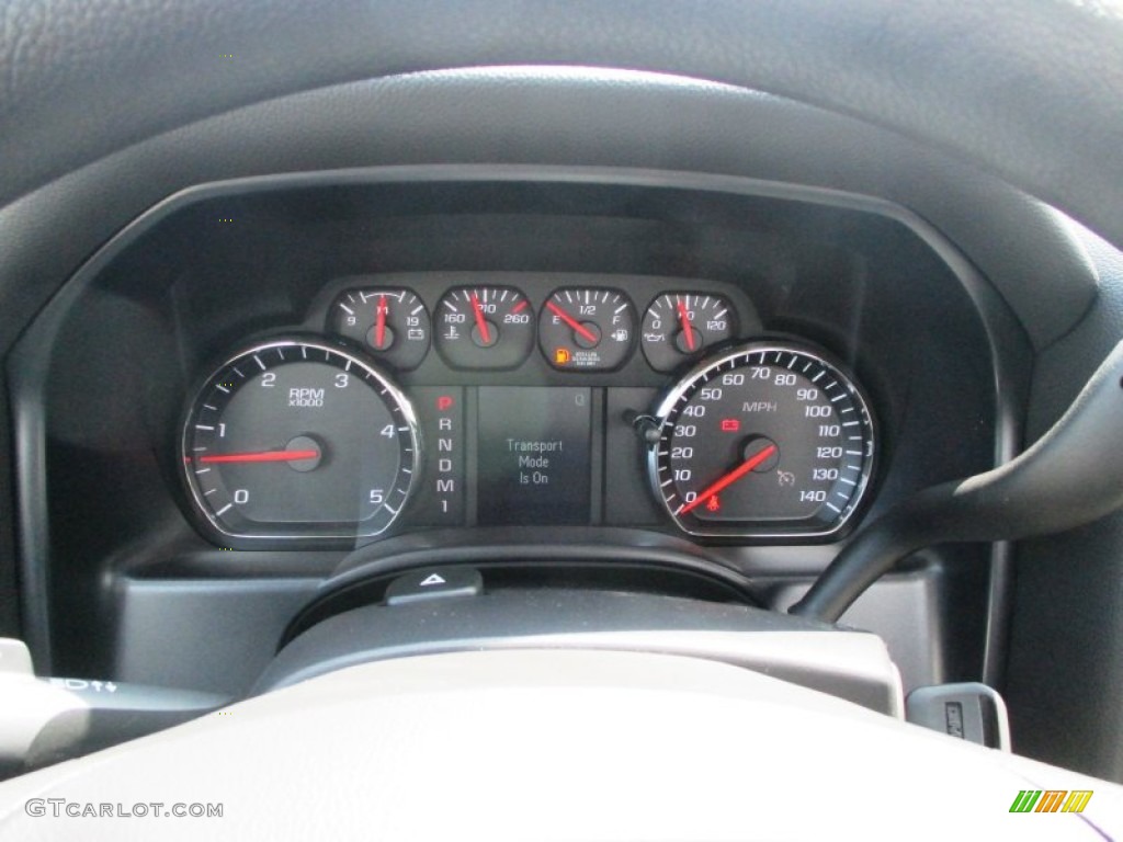 2015 GMC Sierra 3500HD Work Truck Regular Cab 4x4 Chassis Gauges Photo #96660700
