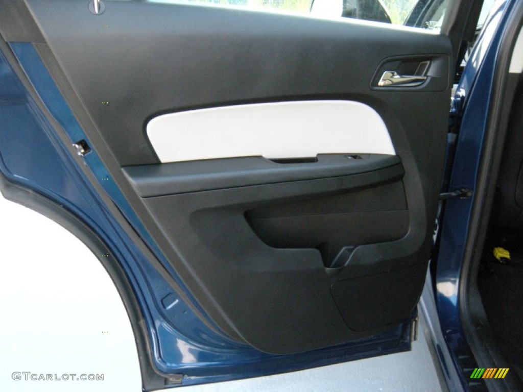 2010 Equinox LS - Navy Blue Metallic / Jet Black/Light Titanium photo #34