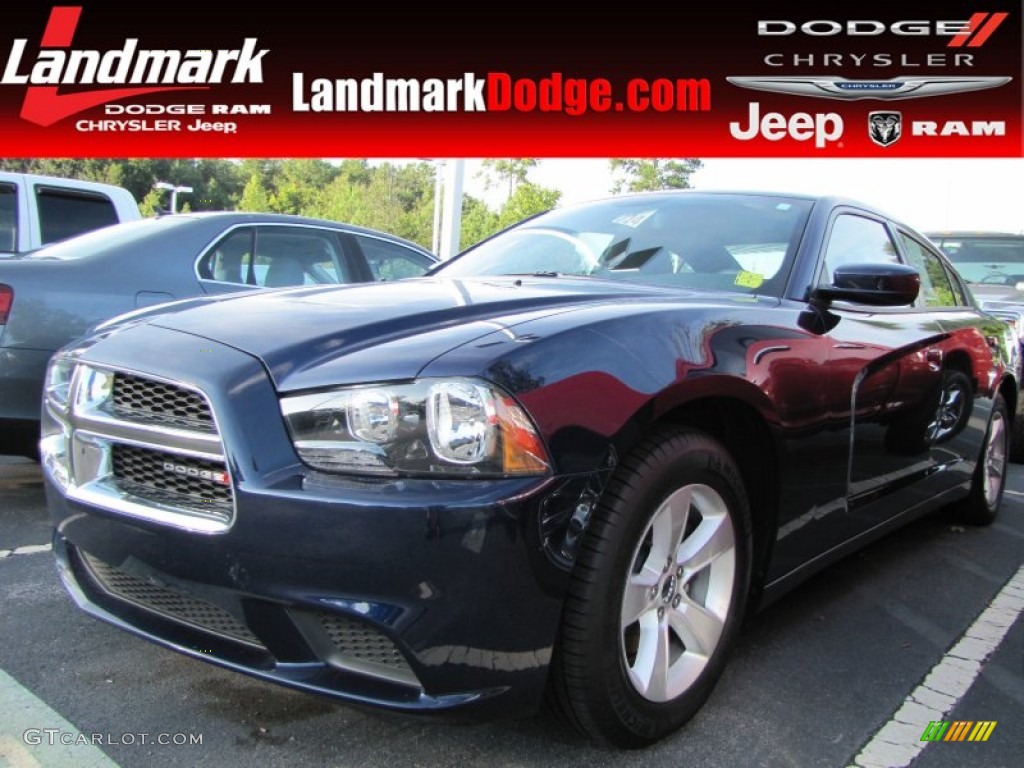 2014 Charger SE - Jazz Blue Pearl / Black photo #1