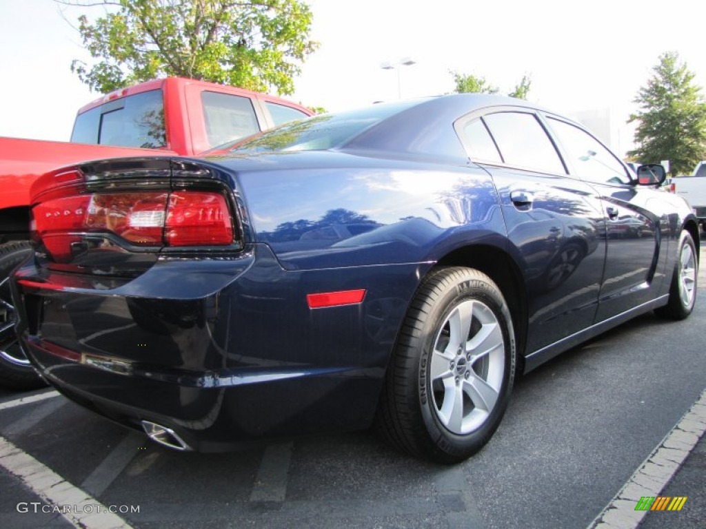 2014 Charger SE - Jazz Blue Pearl / Black photo #3