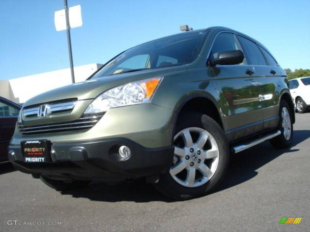 2007 CR-V EX - Green Tea Metallic / Ivory photo #1