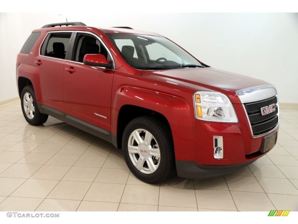 2014 Terrain SLE AWD - Crystal Red Tintcoat / Jet Black photo #1